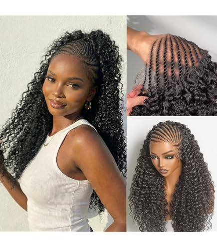 Amazon.com : Outre 13x4 Hand Tied Lace Frontal Wig - STITCH BRAID